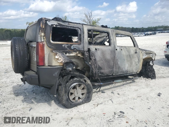 2006 Hummer H3 with VIN 5GTDN136268134259, listed as a Copart auction lot 51930325 with 0 mi miles and Non Repairable. Bid and sale history available at carsss.com. Image 3.