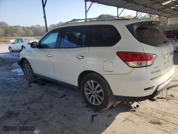 2015 Nissan Pathfinder S with VIN 5N1AR2MNXFC668306, listed as a Copart auction lot 77457534 with 232,610 mi miles and Salvage Title. Bid and sale history available at carsss.com. Image 2.