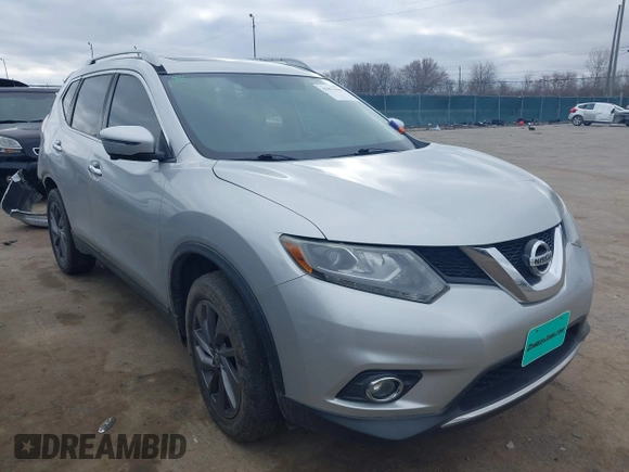 2016 Nissan Rogue SL with VIN 5N1AT2MV6GC837577, listed as a IAAI auction lot 41812440 with 108,187 mi miles and . Bid and sale history available at DreamBid. Image 1.