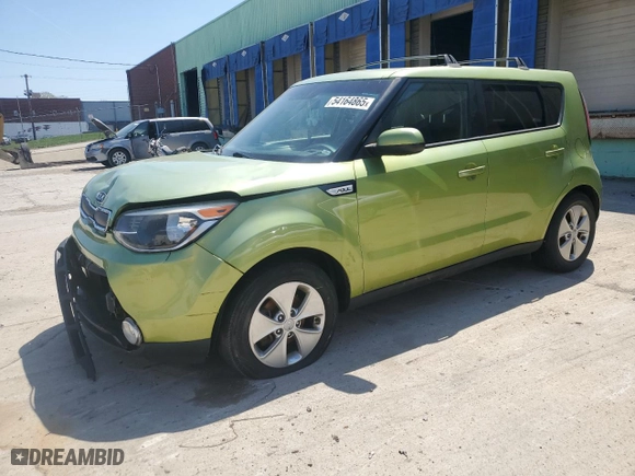2015 Kia Soul with VIN KNDJN2A27F7810758, listed as a Copart auction lot 54164865 with 132,355 mi miles and Clean Title. Bid and sale history available at carsss.com. Image 1.