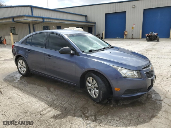 2014 Chevrolet Cruze LS with VIN 1G1PA5SGXE7183529, listed as a Copart auction lot 52008525 with 146,397 mi miles and Salvage Title. Bid and sale history available at carsss.com. Image 4.