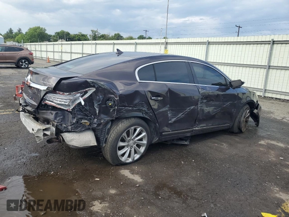 2014 Buick LaCrosse Leather with VIN 1G4GB5G32EF131467, listed as a Copart auction lot 62420344 with 142,224 mi miles and Salvage Title. Bid and sale history available at carsss.com. Image 3.