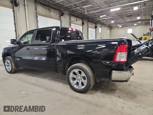 2020 Ram 1500 Big Horn with VIN 1C6SRFFT5LN117445, listed as a Copart auction lot 58014325 with 79,345 mi miles and Salvage title. Bid and sale history available at DreamBid. Image 2.