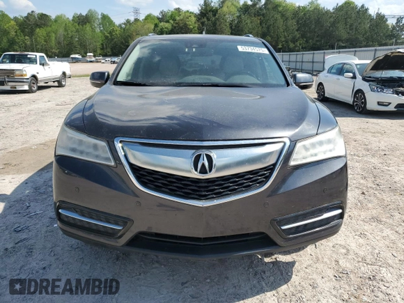 2016 Acura MDX w/Advance with VIN 5FRYD4H96GB030695, listed as a Copart auction lot 53734575 with 0 mi miles and Clean Title. Bid and sale history available at carsss.com. Image 5.