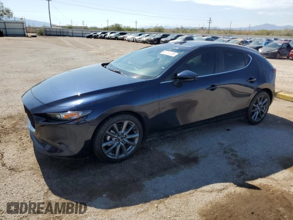 2022 Mazda 3 Select with VIN JM1BPAKL9N1507630, listed as a Copart auction lot 63757255 with 50,250 mi miles and Salvage title. Bid and sale history available at DreamBid. Image 1.
