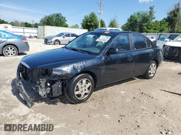 2006 Hyundai Elantra GLS z VIN KMHDN46D56U367297, wystawiony jako Copart lot #54832905 z przebiegiem Nie podano mil oraz Szkoda całkowita • Salvage title. Historia ofert i sprzedaży dostępna na DreamBid. Obrazek 1.