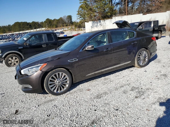 2015 Kia K900 Luxury with VIN KNALW4D40F6017206, listed as a Copart auction lot 88094845 with 50,653 mi miles and Salvage Title. Bid and sale history available at carsss.com. Image 1.