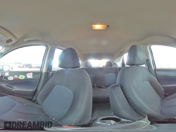 2015 Nissan Note S with VIN 3N1CE2CP4FL405327, listed as a Copart auction lot 60738795 with 97,389 mi miles and Salvage title. Bid and sale history available at DreamBid. Image 14.