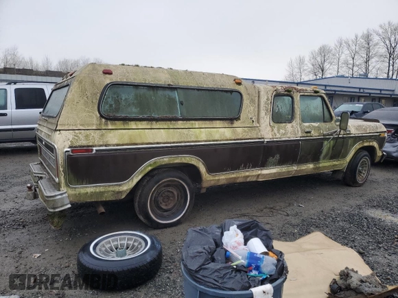 1979 Ford F-150 with VIN X15JKFA9697, listed as a Copart auction lot 84472734 with 152,224 mi miles and Clean title. Bid and sale history available at DreamBid. Image 3.