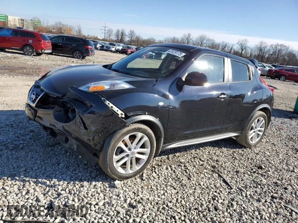 2013 Nissan Juke SV with VIN JN8AF5MV8DT216760, listed as a Copart auction lot 47479175 with 172,658 mi miles and Salvage Title. Bid and sale history available at carsss.com. Image 1.