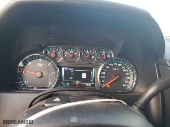 2017 Chevrolet Tahoe Premier with VIN 1GNSCCKC7HR124418, listed as a Copart auction lot 83075084 with 119,477 mi miles and Salvage Title. Bid and sale history available at carsss.com. Image 9.