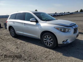 2014 Infiniti QX60 with VIN 5N1AL0MM4EC519031, listed as a Copart auction lot 61658945 with 120,259 mi miles and Salvage title. Bid and sale history available at DreamBid. Image 4.
