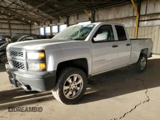 2015 Chevrolet Silverado 1500 LS with VIN 1GCRCPEH2FZ202638, listed as a Copart auction lot 47448515 with 188,960 mi miles and Salvage Title. Bid and sale history available at DreamBid. Image 1.