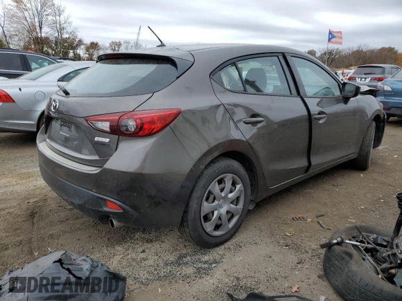 2016 Mazda 3 i Sport with VIN JM1BM1J7XG1329257, listed as a Copart auction lot 77995214 with Not Provided miles and Salvage Title. Bid and sale history available at DreamBid. Image 3.