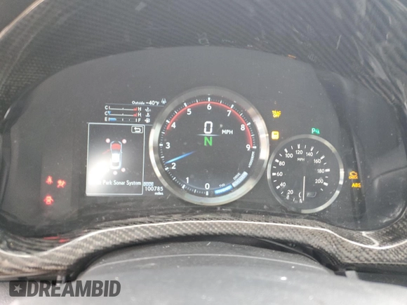 2015 Lexus RC F F z VIN JTHHP5BCXF5002500, wystawiony jako Copart lot #45632835 z przebiegiem 100 785 mil mil oraz Szkoda całkowita • Salvage title. Historia ofert i sprzedaży dostępna na DreamBid. Obrazek 9.