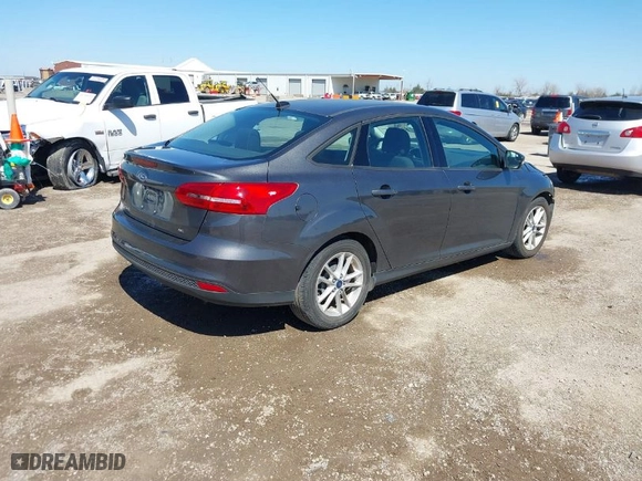 2017 Ford Focus SE with VIN 1FADP3F23HL202077, listed as a IAAI auction lot 41749975 with 67,736 mi miles. Bid and sale history available at carsss.com. Image 4.