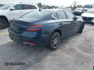 2025 Genesis G70 2.5T with VIN KMTG34SC0SU153835, listed as a IAAI auction lot 42586687 with 17,312 mi miles and . Bid and sale history available at DreamBid. Image 4.