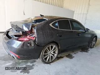 2023 Genesis G70 2.0T with VIN KMTG34TA6PU131312, listed as a Copart auction lot 84861294 with 31,613 mi miles and Non Repairable. Bid and sale history available at DreamBid. Image 3.