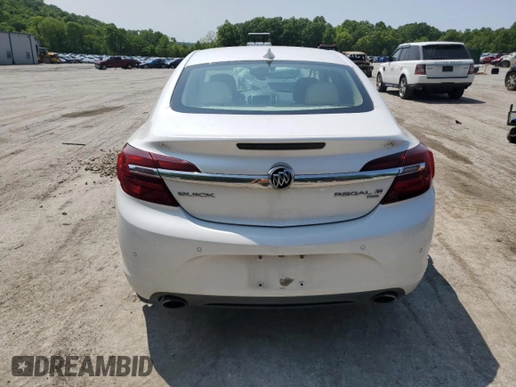 2016 Buick Regal Premium II with VIN 2G4GT5GX3G9117332, listed as a Copart auction lot 59085775 with 155,729 mi miles and Salvage title. Bid and sale history available at DreamBid. Image 6.