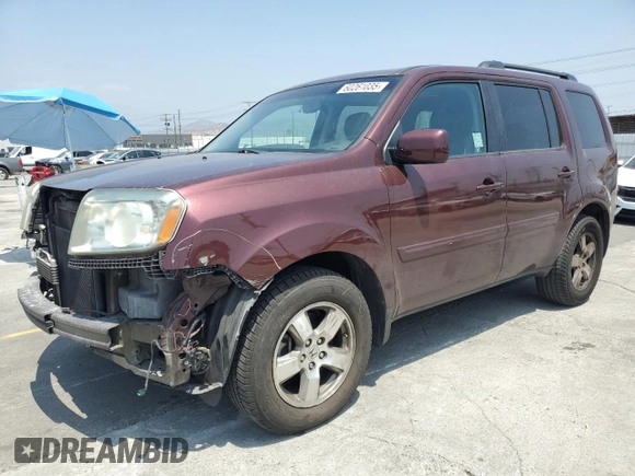 2011 Honda Pilot EX-L z VIN 5FNYF3H56BB051929, wystawiony jako Copart lot #60261035 z przebiegiem 158 307 mil mil oraz Szkoda całkowita • Salvage title. Historia ofert i sprzedaży dostępna na DreamBid. Obrazek 1.