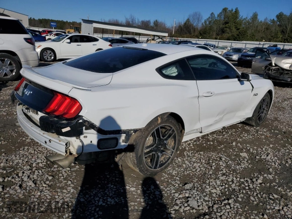 2019 Ford Mustang GT z VIN 1FA6P8CF2K5105624, wystawiony jako Copart lot #41497195 z przebiegiem 84 984 mil mil oraz Szkody całkowita. Historia ofert i sprzedaży dostępna na DreamBid. Obrazek 3.