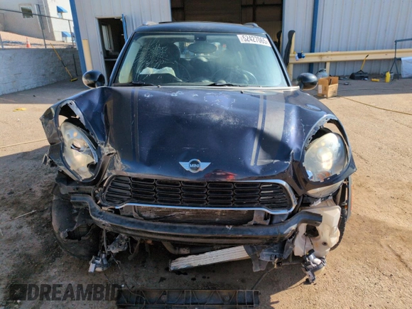 2012 MINI Countryman S with VIN WMWZC5C50CWL63321, listed as a Copart auction lot 52427065 with 126,898 mi miles and Salvage Title. Bid and sale history available at DreamBid. Image 5.