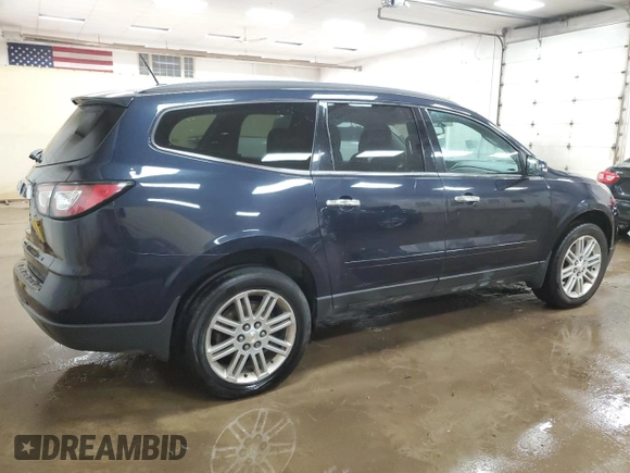 2015 Chevrolet Traverse LT with VIN 1GNKRGKD9FJ387195, listed as a Copart auction lot 58412955 with 145,071 mi miles and Clean title. Bid and sale history available at DreamBid. Image 3.