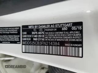 2015 Mercedes-Benz CLA 45 AMG with VIN WDDSJ5CB3FN214384, listed as a Copart auction lot 72175293 with 19,991 mi miles and . Bid and sale history available at DreamBid. Image 12.