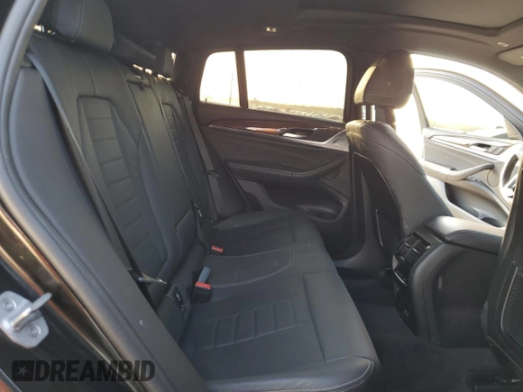 2021 BMW X4 xDrive30i with VIN 5UX2V1C01M9F43128, listed as a Copart auction lot 60580403 with 32,151 mi miles. Bid and sale history available at carsss.com. Image 10.