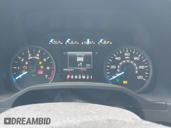 2016 Ford F-150 XL with VIN 1FTEW1CG6GKD87185, listed as a IAAI auction lot 41624791 with 184,522 mi miles and . Bid and sale history available at carsss.com. Image 7.