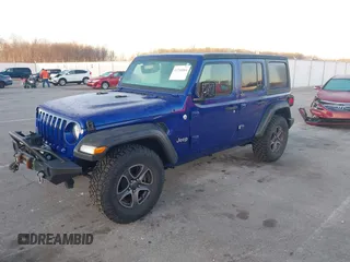2018 Jeep Wrangler Unlimited Sport with VIN 1C4HJXDN2JW282882, listed as a IAAI auction lot 41744064 with 111,183 mi miles and . Bid and sale history available at DreamBid. Image 19.