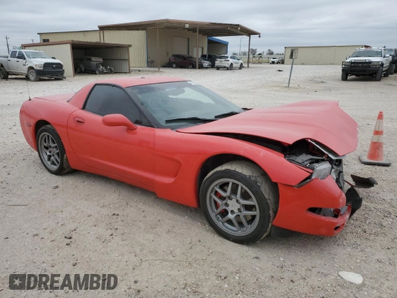 1999 Chevrolet Corvette with VIN 1G1YY12G2X5107651, listed as a Copart auction lot 41804045 with 0 mi miles and Salvage Title. Bid and sale history available at carsss.com. Image 4.