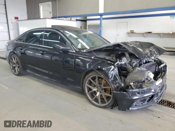 2013 Audi A6 Prestige with VIN WAUHGAFC5DN089463, listed as a Copart auction lot 57886495 with Not provided miles and Salvage title. Bid and sale history available at DreamBid. Image 4.