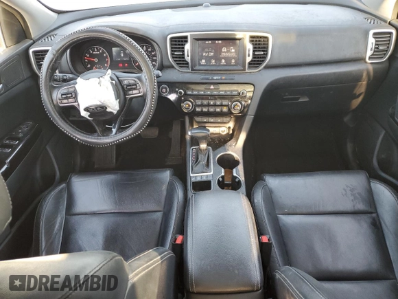 2019 Kia Sportage EX with VIN KNDPNCAC6K7533345, listed as a Copart auction lot 43153915 with 75,077 mi miles and Salvage Title. Bid and sale history available at carsss.com. Image 8.