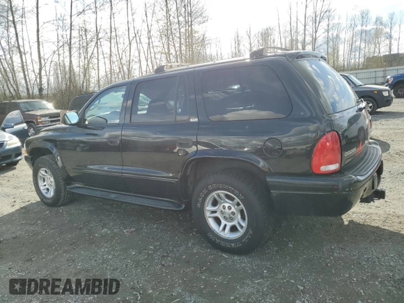 2002 Dodge Durango SLT z VIN 1B4HS48N02F179268, wystawiony jako Copart lot #51459765 z przebiegiem 210 934 mil mil oraz Czysty tytuł • Clean title. Historia ofert i sprzedaży dostępna na DreamBid. Obrazek 2.