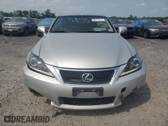 2011 Lexus IS 250 C z VIN JTHFF2C29B2514971, wystawiony jako Copart lot #59915215 z przebiegiem 116 160 mil mil oraz Szkoda całkowita • Salvage title. Historia ofert i sprzedaży dostępna na DreamBid. Obrazek 5.