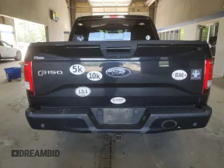 2017 Ford F-150 XL with VIN 1FTEW1EP5HKE46239, listed as a Copart auction lot 54219565 with 114,725 mi miles and Salvage Title. Bid and sale history available at carsss.com. Image 6.