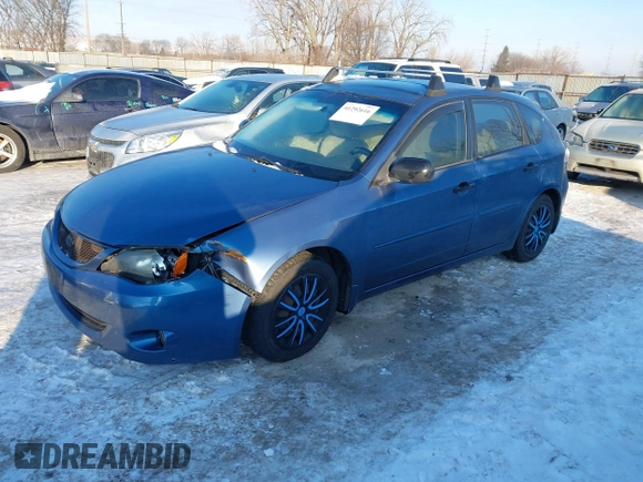 2008 Subaru Impreza Wagon (Natl) i w/Premium Pkg with VIN JF1GH61618H837968, listed as a IAAI auction lot 41292616 with 161,908 mi miles. Bid and sale history available at carsss.com. Image 2.