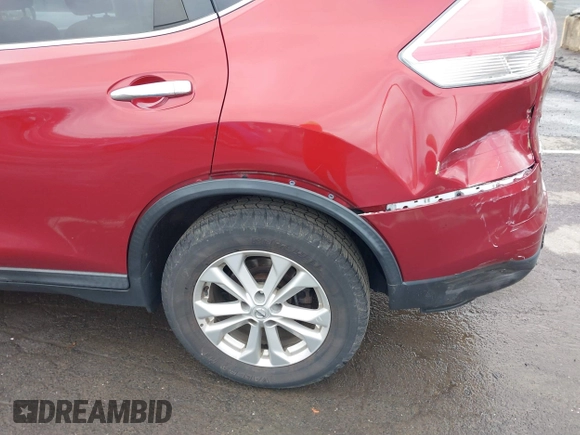 2016 Nissan Rogue SV with VIN KNMAT2MV9GP708746, listed as a IAAI auction lot 41845027 with 94,140 mi miles. Bid and sale history available at carsss.com. Image 19.