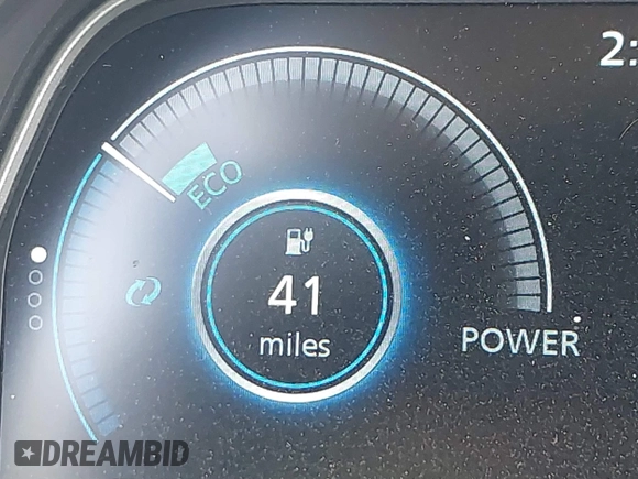 2023 Nissan LEAF S with VIN 1N4AZ1BV5PC554920, listed as a IAAI auction lot 41840547 with 22,329 mi miles and . Bid and sale history available at DreamBid. Image 18.