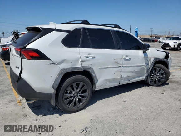 2025 Toyota RAV4 XLE Premium with VIN 2T3C1RFV4SW388253, listed as a Copart auction lot 57723695 with 1,137 mi miles and Salvage title. Bid and sale history available at DreamBid. Image 3.