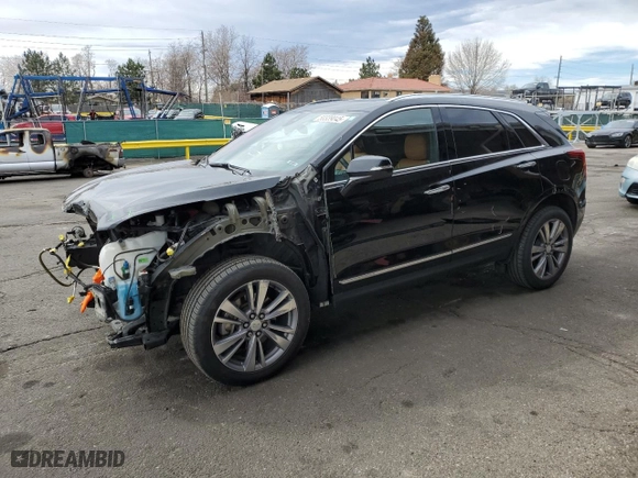 2020 Cadillac XT5 Premium Luxury AWD with VIN 1GYKNDRS7LZ107952, listed as a Copart auction lot 50339045 with 63,131 mi miles and Salvage Title. Bid and sale history available at carsss.com. Image 1.