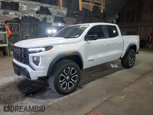 2024 GMC Canyon 4WD AT4 with VIN 1GTP6DEK6R1108208, listed as a Copart auction lot 79068054 with 8,342 mi miles and Salvage Title. Bid and sale history available at carsss.com. Image 1.