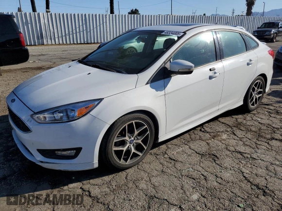 2016 Ford Focus SE with VIN 1FADP3F26GL336032, listed as a Copart auction lot 48334005 with 107,527 mi miles and Clean title. Bid and sale history available at DreamBid. Image 1.