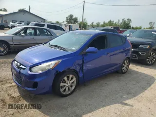 2012 Hyundai Accent SE with VIN KMHCU5AE0CU038264, listed as a Copart auction lot 48112185 with 0 mi miles and Non Repairable. Bid and sale history available at carsss.com. Image 1.