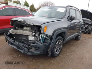 2017 Jeep Renegade Sport with VIN ZACCJBAB7HPE73406, listed as a IAAI auction lot 41721971 with 72,376 mi miles and . Bid and sale history available at carsss.com. Image 19.