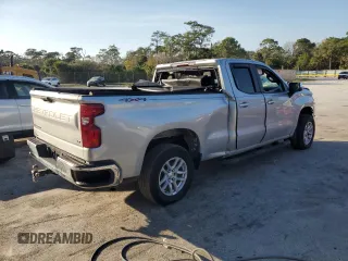 2020 Chevrolet Silverado 1500 LT with VIN 1GCRYDED5LZ141911, listed as a Copart auction lot 44265545 with Not Provided miles and Salvage Title. Bid and sale history available at DreamBid. Image 3.