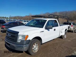2014 Ford F-150 XL with VIN 1FTFX1CF3EKF27943, listed as a IAAI auction lot 41735025 with 248,005 mi miles. Bid and sale history available at carsss.com. Image 2.