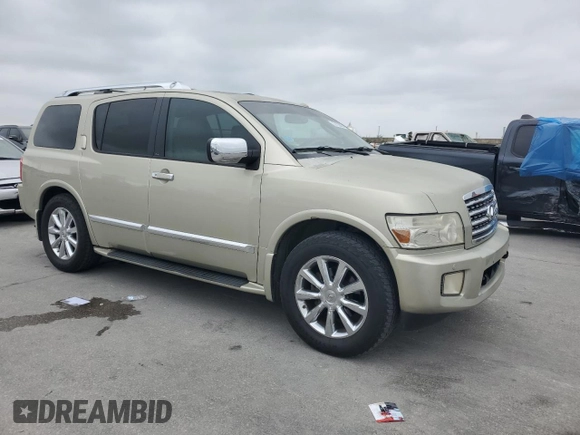 2008 Infiniti QX56 z VIN 5N3AA08C18N907177, wystawiony jako Copart lot #53123805 z przebiegiem 234 804 mil mil oraz Szkoda całkowita • Salvage title. Historia ofert i sprzedaży dostępna na DreamBid. Obrazek 4.
