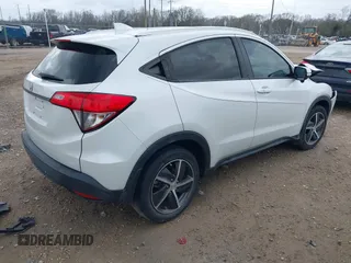2021 Honda HR-V EX-L with VIN 3CZRU5H72MM715787, listed as a IAAI auction lot 41543392 with 39,661 mi miles. Bid and sale history available at carsss.com. Image 4.
